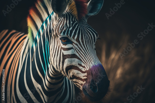 zebra in the wild  ia generative
