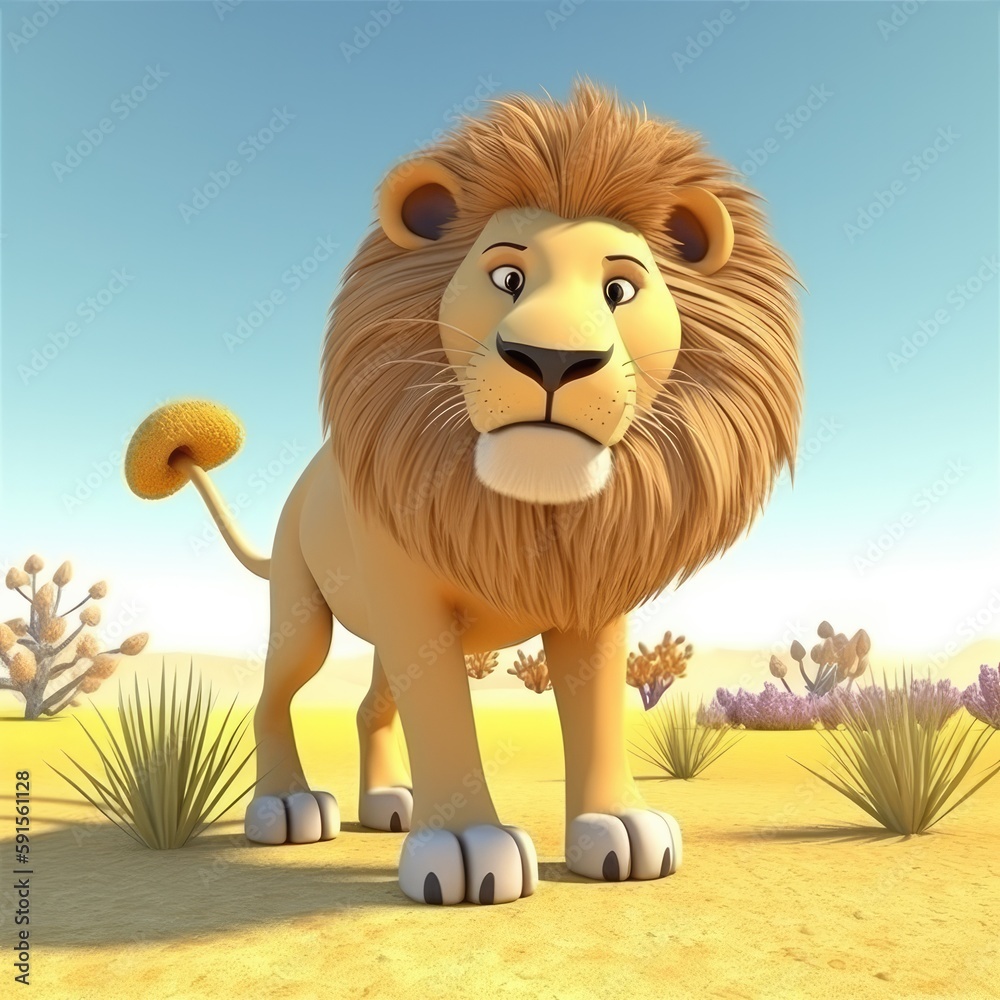 lion in the zoo lion in the zoo