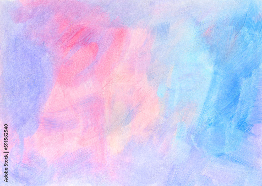 Abstract hand painted artistic background. Watercolor texture. Colorful overlay with brush strokes.