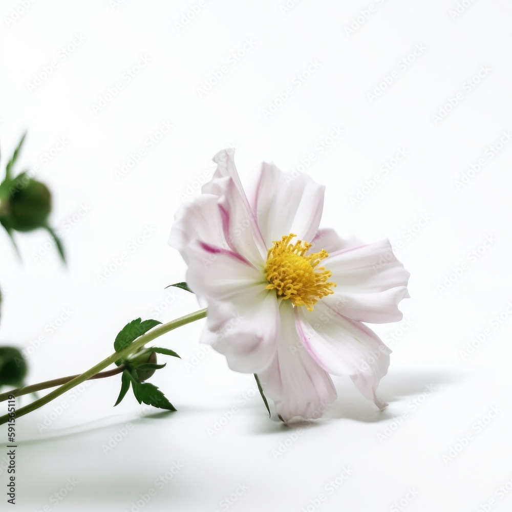 Obraz premium white chrysanthemum flower isolated