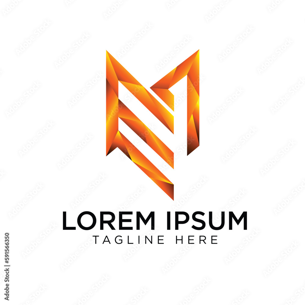 design abstract letter logo, simple and modern, for industry and technology design abstract letter logo, simple and modern, for industry and technology