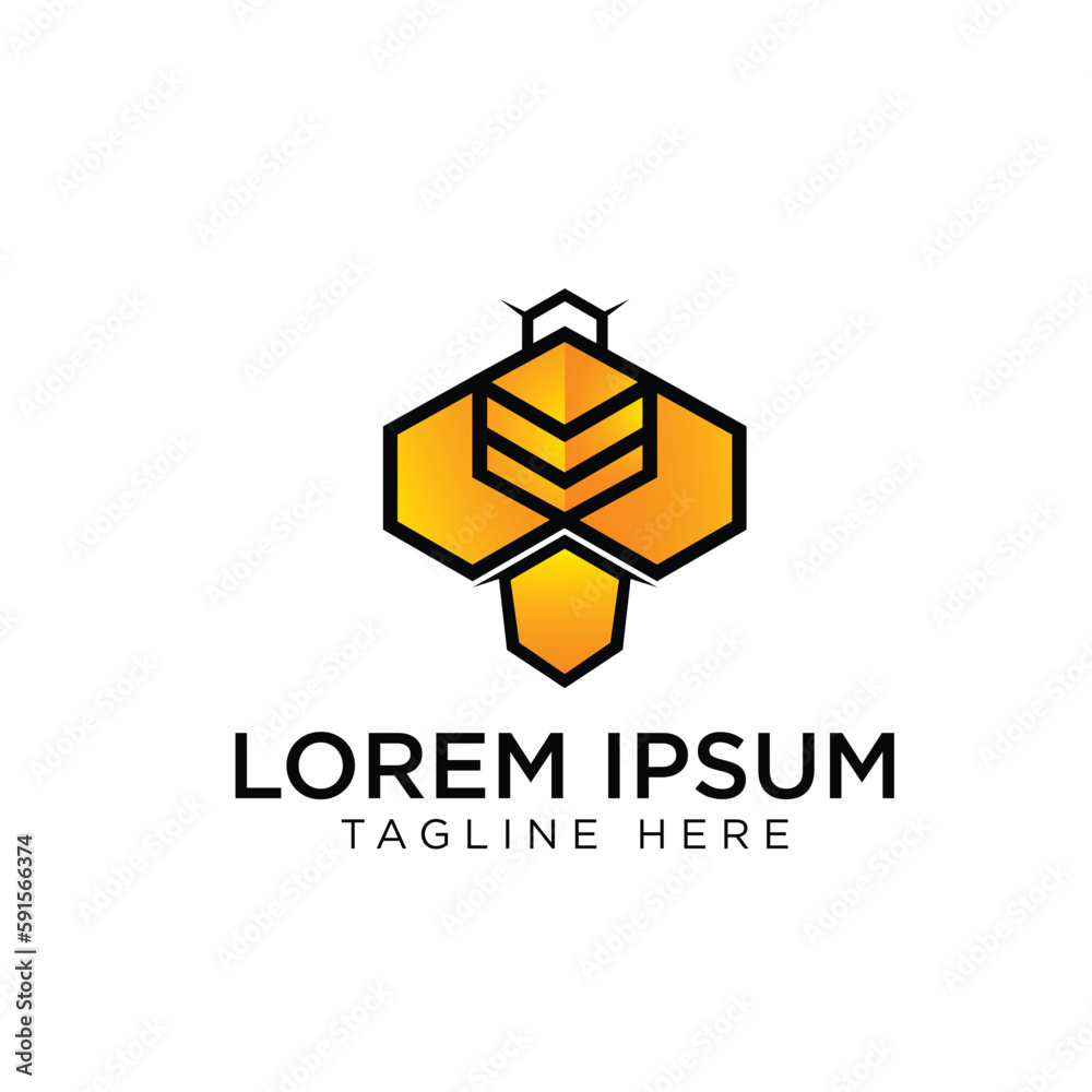 bee abstract logo, modern logo design for industry and technology bee abstract logo, modern logo design for industry and technology