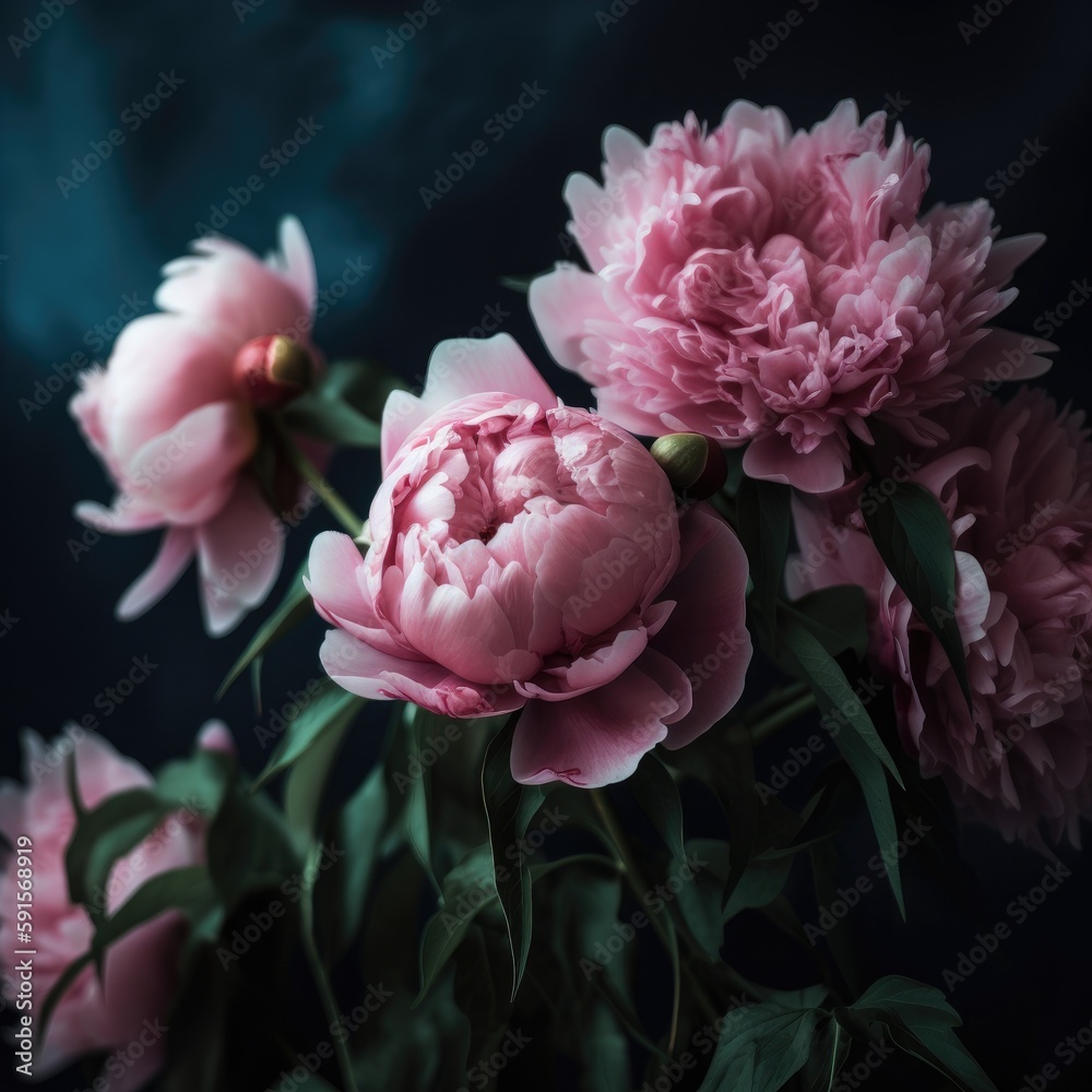 Obraz premium peonies, roses, mother's day,