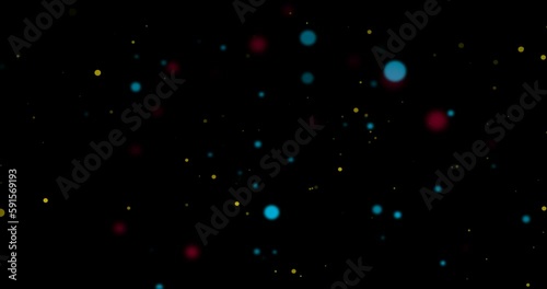 Wallpaper Mural red blue light particle gradation abstract background Torontodigital.ca