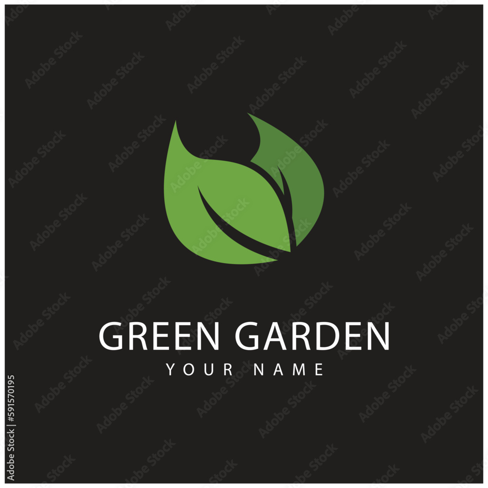 green garden logo vector and symbol green garden logo vector and symbol