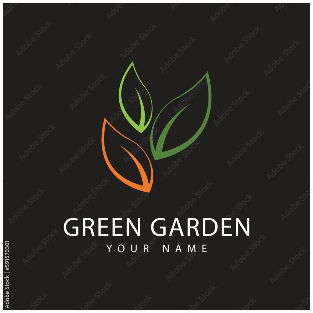 green garden logo vector and symbol green garden logo vector and symbol
