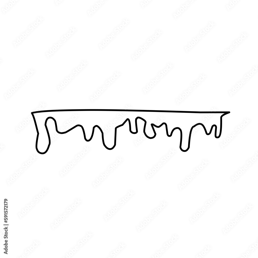 Dripping symbols . Liquid ink, paint drip and drop. Oil, blood, water