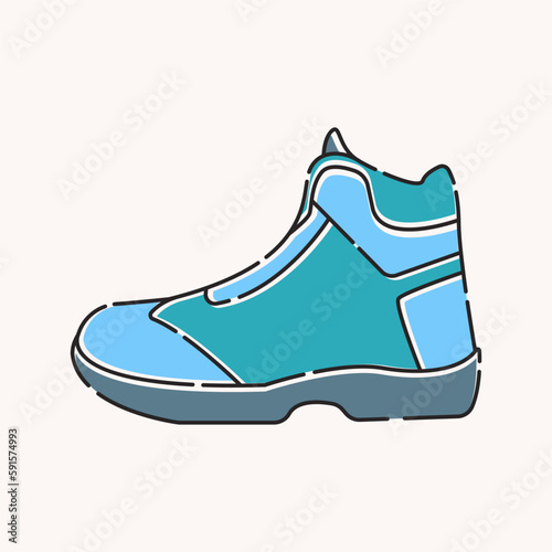 men's work shoes icon design, illustration of men's shoes.
