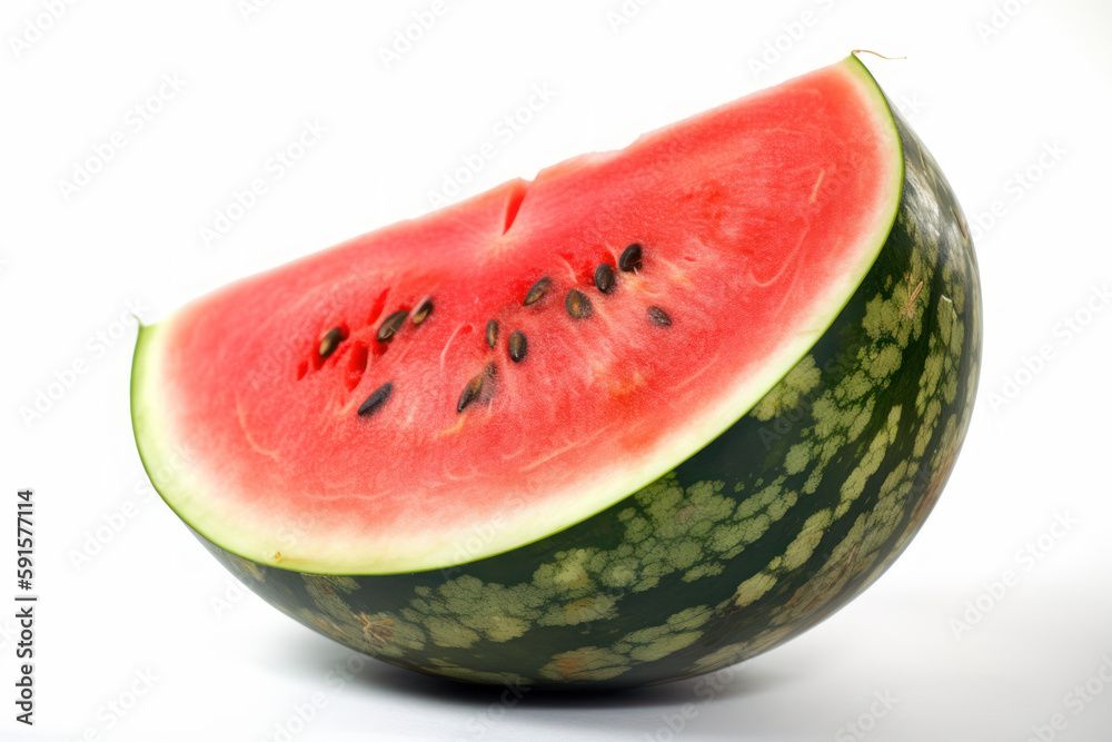 Watermelon, white isolated background, generative ai, Fresh tasty fruit Watermelon, white isolated background, generative ai, Fresh tasty fruit