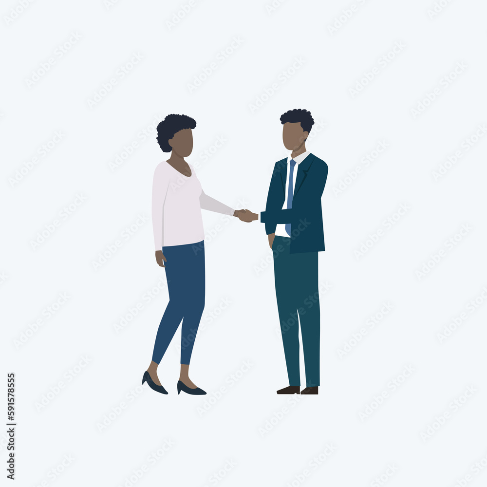 Finance and business deal handshake Finance and business deal handshake