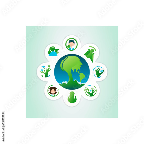 Amazing and classical image for Earth day