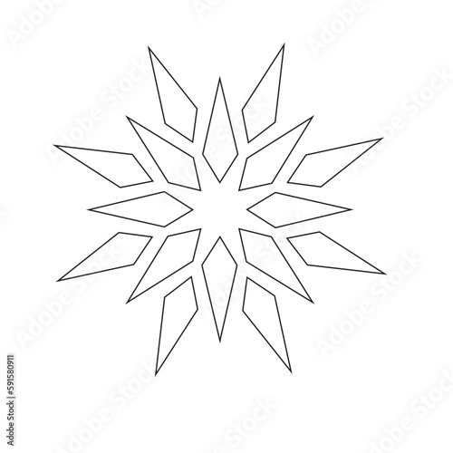 Sun Star Ice Geometric