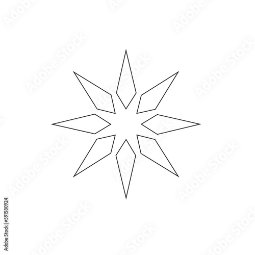 Sun Star Ice Geometric