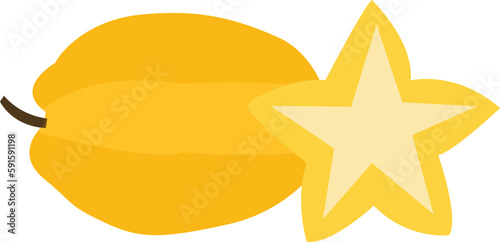 golden star on a white background