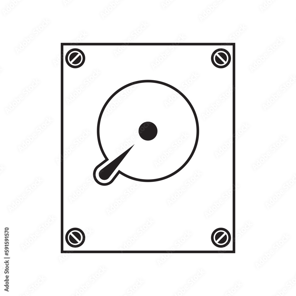 Hard Disk Drive, Hardware HDD Storage icon Hard Disk Drive, Hardware HDD Storage icon