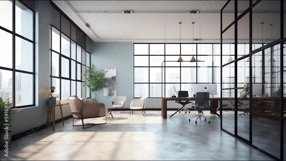 conference room, office room, office with windows, Zoom Virtual