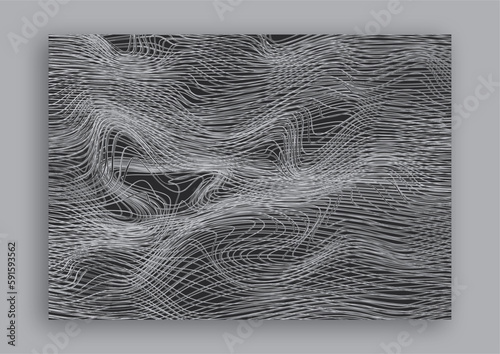 black and white texture figure print