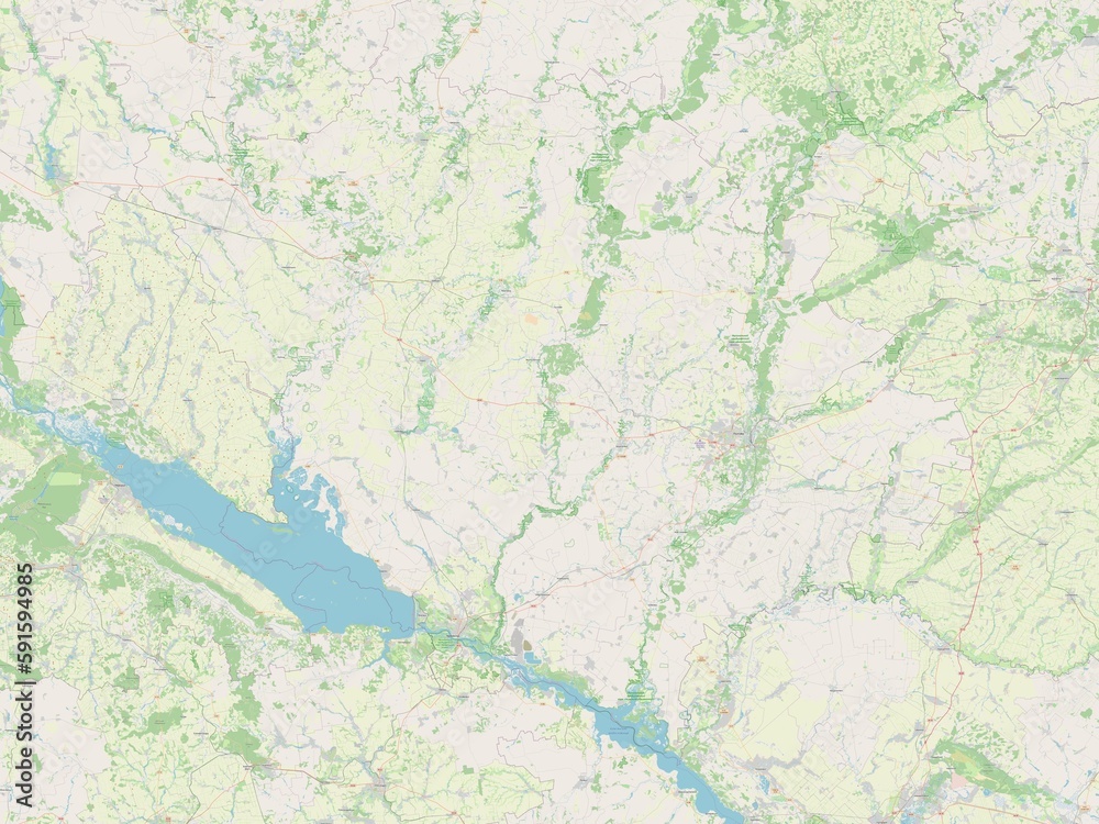 Poltava, Ukraine. OSM. No legend Poltava, Ukraine. OSM. No legend