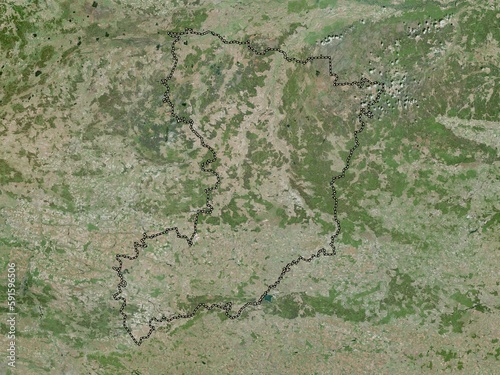 Fototapeta Naklejka Na Ścianę i Meble -  Rivne, Ukraine. High-res satellite. No legend