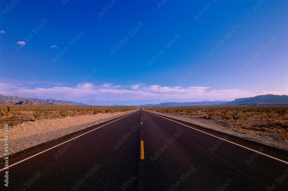 Desert Road Nevada, USA Desert Road Nevada, USA