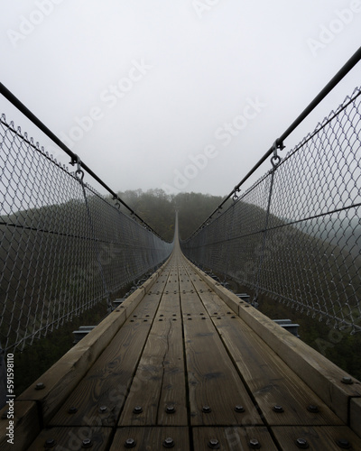 huge suspension bridge in Germany