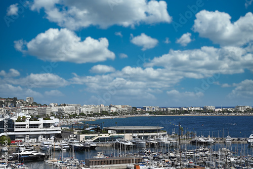 Cannes city and port summer season France © goce risteski
