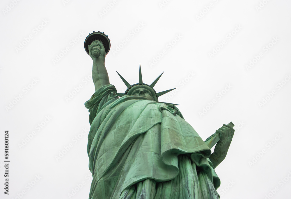 Fototapeta premium The Statue of Liberty on Liberty island in New York