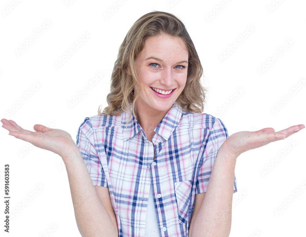 Happy hipster smiling at camera Happy hipster smiling at camera