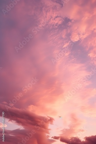 a pinkish sunset with clouds on high octane backgrounds © Fernando