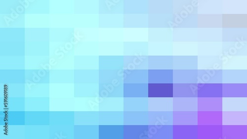 Square type gradient mosaic abstract background. 2D computer rendering pattern