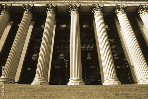 Columns and Steps at The New York Post Office New York, New York, USA photo