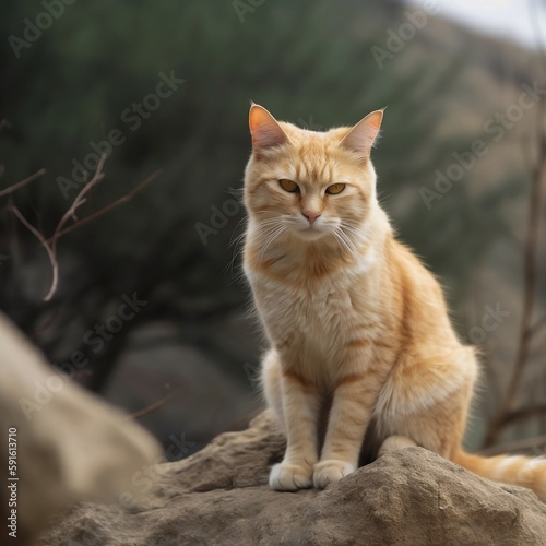 Orange Tabby Cat © KittyCat