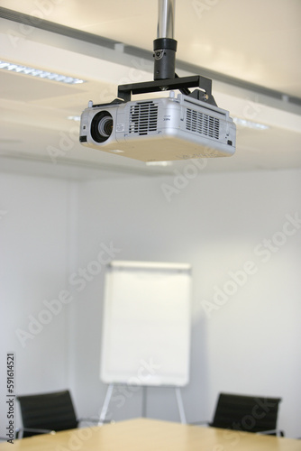 Overhead Projector in Boardroom photo