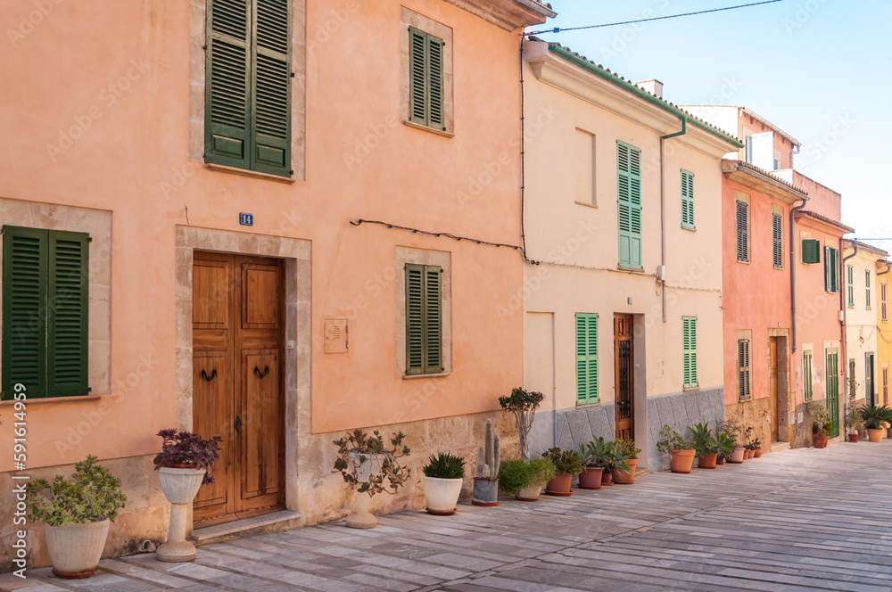 Fototapeta premium Village de Pollença à Majorque