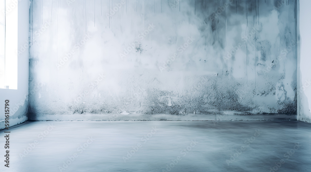 white concrete wall with paint, textured, scratched. Generative Ai. white concrete wall with paint, textured, scratched. Generative Ai.