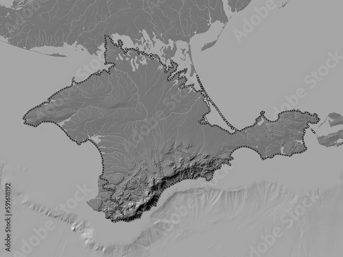 Crimea, Ukraine. Bilevel. No legend