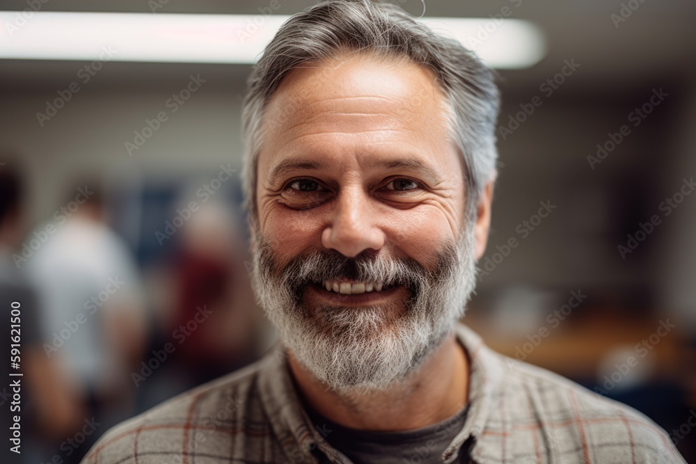 Portrait of a senior man smiling at the camera in the office Portrait of a senior man smiling at the camera in the office
