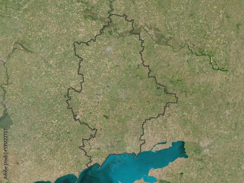 Donets'k, Ukraine. Low-res satellite. No legend photo