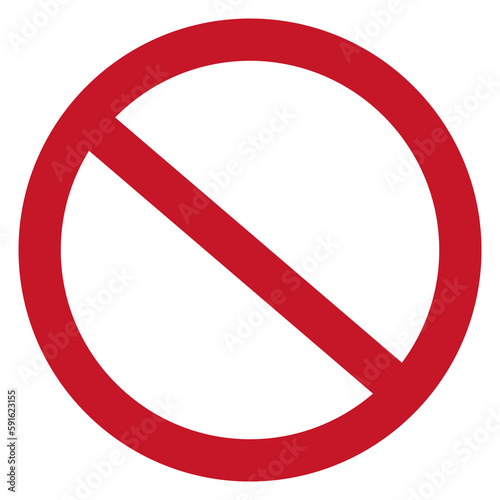 Free Download Red forbidden sign. No symbol. Prohibited icon - GFXLoad