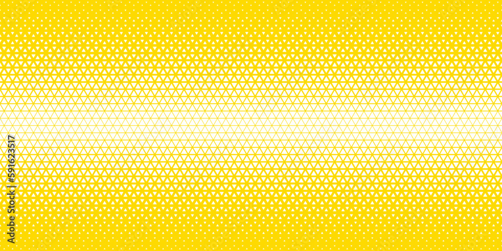 White yellow halftone triangles pattern. Abstract geometric gradient background. Vector illustration. White yellow halftone triangles pattern. Abstract geometric gradient background. Vector illustration.