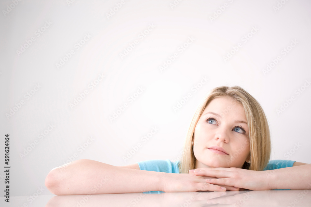 Woman with Head on Hands