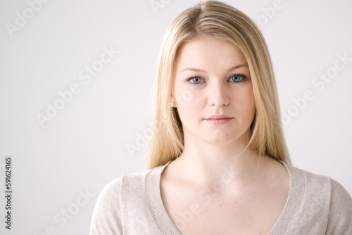 Portrait of Woman in Studio