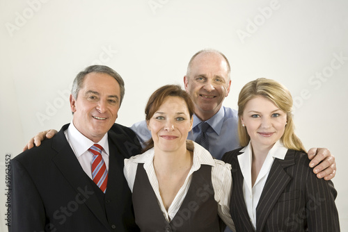 Group Portrait of Business People photo