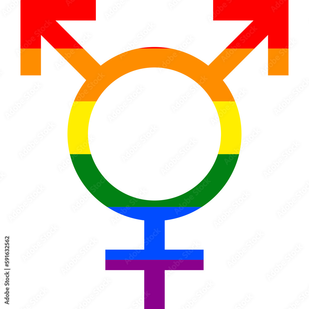 Bisexual gender orientation rainbow symbol sexual icon Bisexual gender orientation rainbow symbol sexual icon
