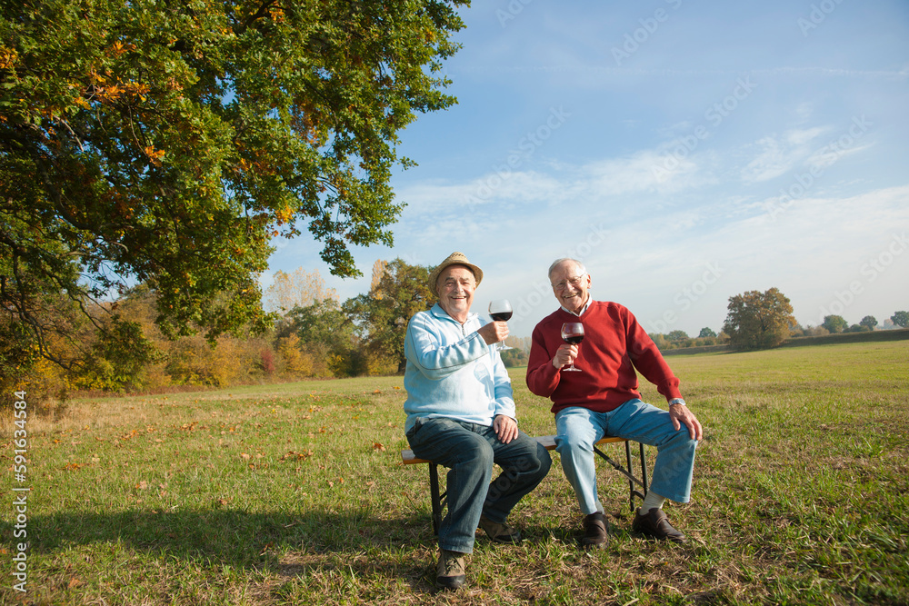 Men Drinking Wine, Lampertheim, Hesse, Germany Men Drinking Wine, Lampertheim, Hesse, Germany