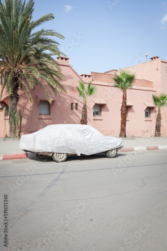 sleeping car in marrakesh photo