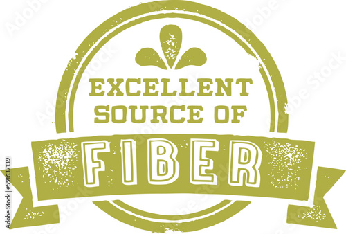 Excellent Source of Fiber Food Label