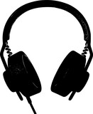 headphones silhouette