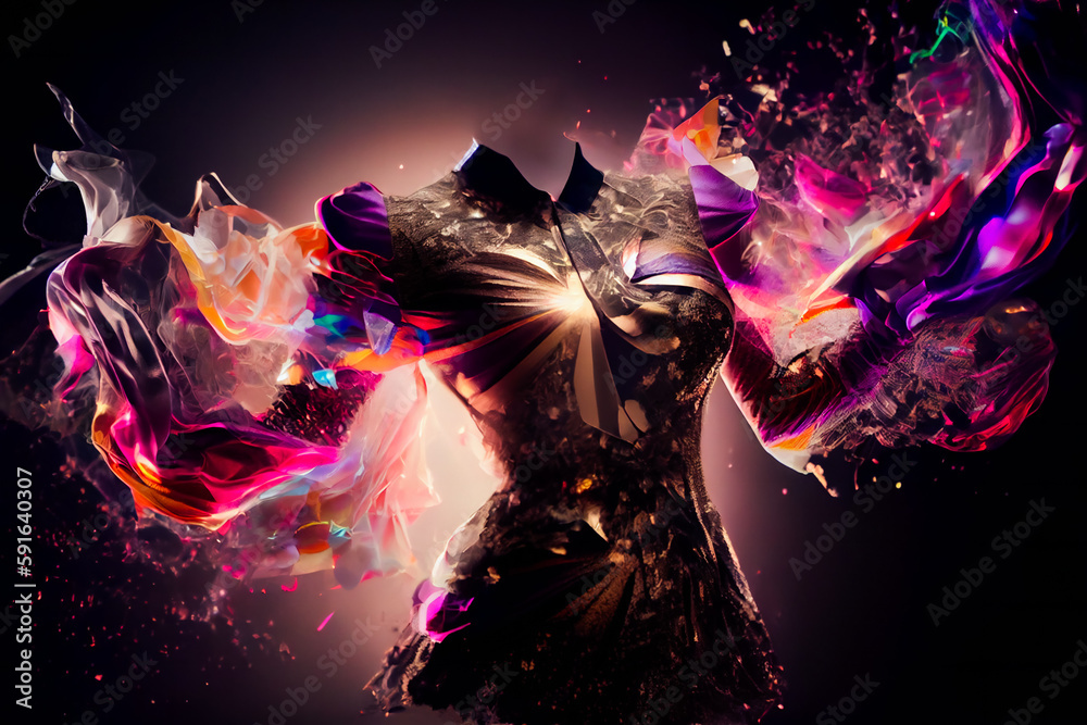 Unleashing the Power of Abstract Fashion. An Explosion of Style and ...