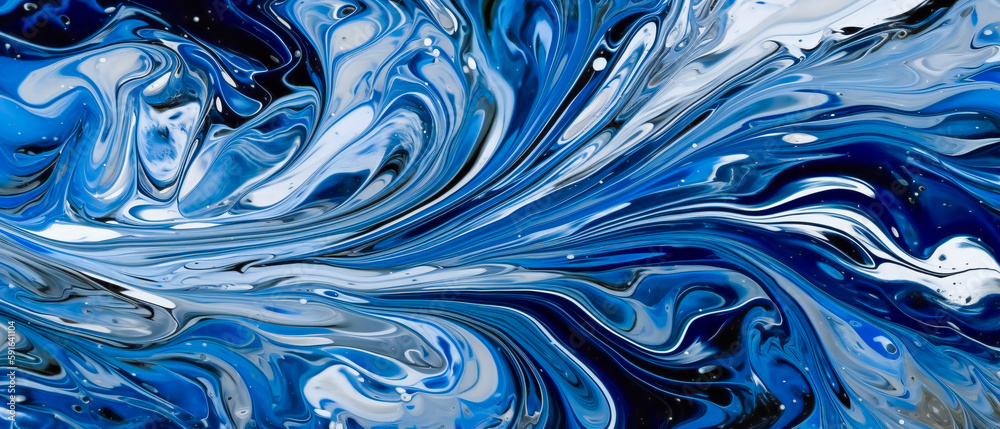 The Textures of blue Marble. Generative AI